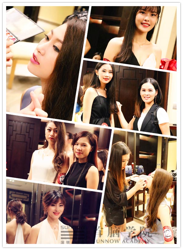 環(huán)球國(guó)際小姐大賽化妝造型現(xiàn)場(chǎng)