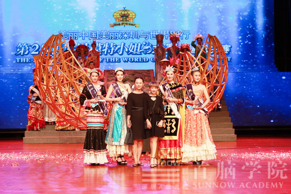 首腦化妝學(xué)校為第28屆世界模特小姐大賽化妝造型