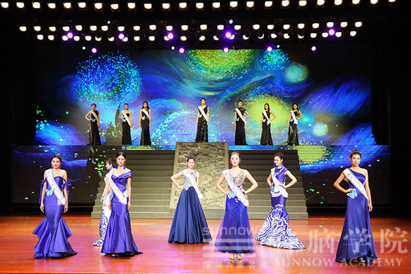 首腦化妝學(xué)校為第28屆世界模特小姐大賽化妝造型