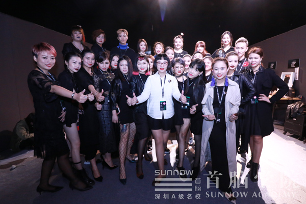 2017深圳時裝周首腦學(xué)院化妝造型團隊