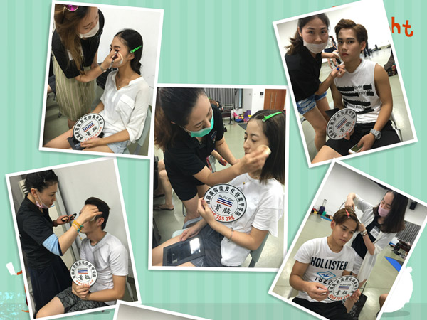 首腦學(xué)院師生受邀為深圳信息學(xué)院畢業(yè)秀化妝造型