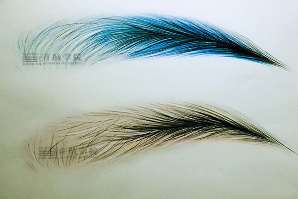 首腦學院南山校區(qū)美妝素描作品