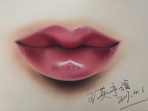 首腦學院南山校區(qū)美妝素描作品