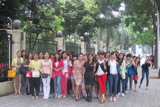 羅湖校區(qū)美容高級班觀摩