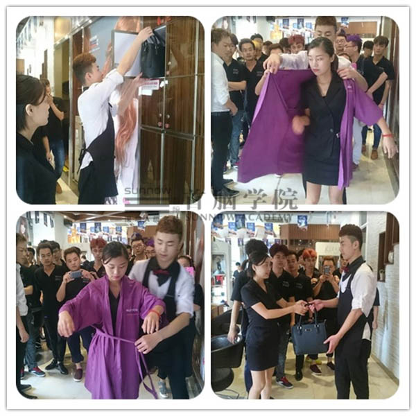 首腦美發(fā)學(xué)員觀摩學(xué)習(xí)，讓技術(shù)走在時(shí)尚前沿