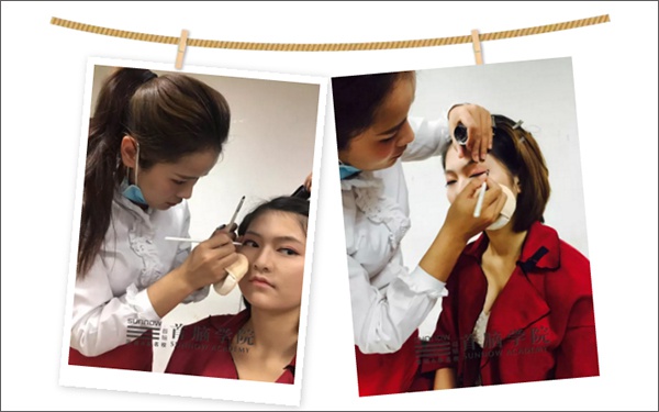 首腦學院新娘造型展示前沿時尚風采