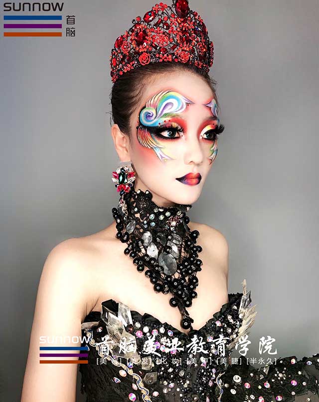 化妝學(xué)?；瘖y作品圖