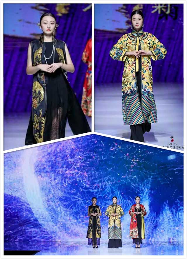 一等獎獲得者設計的旗服